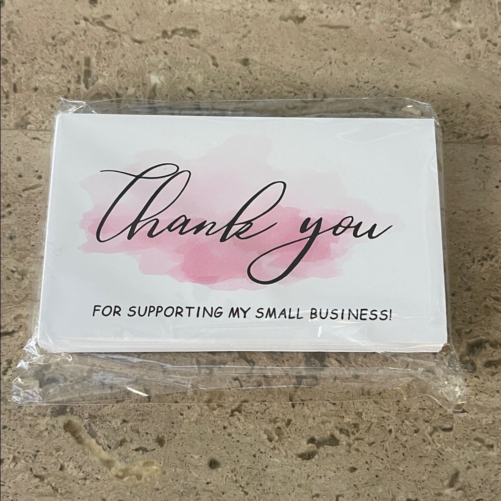 Set of 3 Thank You Cards 20ct packs 2x3.5 Inch - Picture 5 of 5